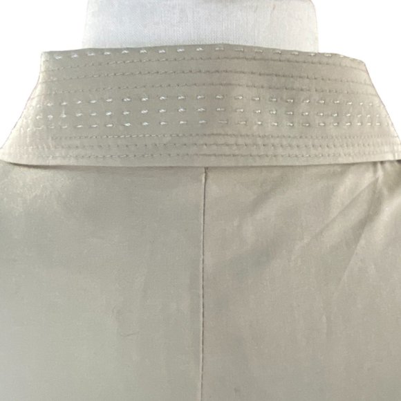 Elie Tahari Embroider Preppy Blazer Tan Neutral Professional Business Office-14 - Picture 12 of 16